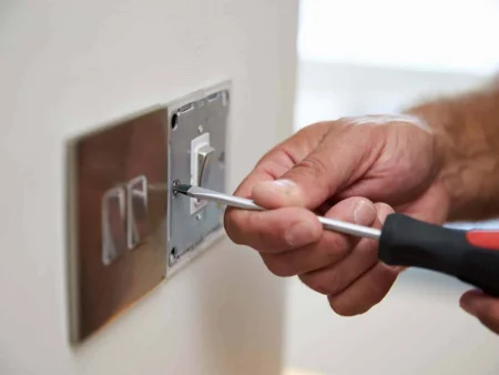 close-up-of-electrician-repairing-domestic-light-s-2021-08-26-16-13-00-utc.jpg Domestic Electrical Installer - LCL Awards Part P Course